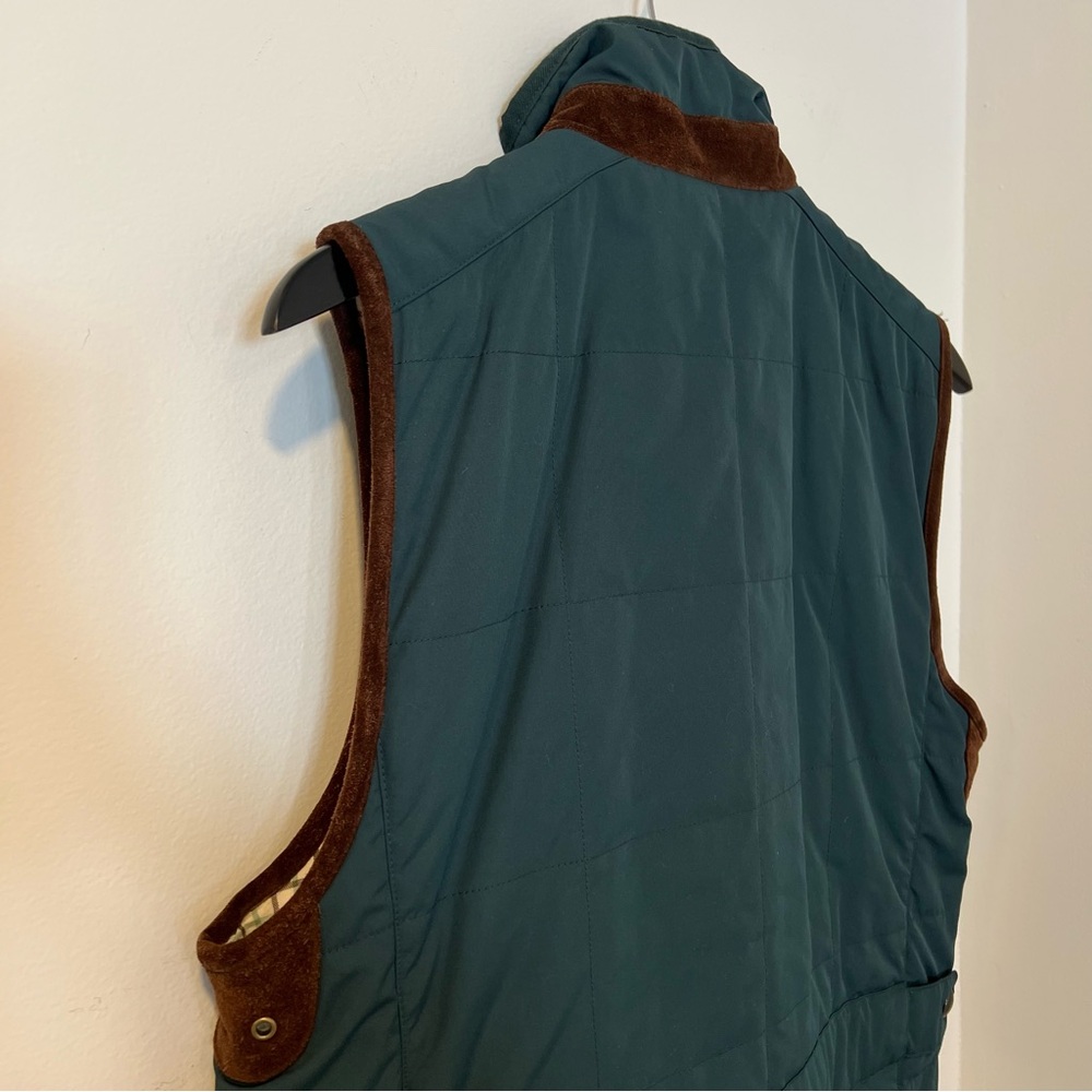 Vintage Polo Ralph Lauren Bleecker Vest Men’s Small Green Hunter Jumper Logo - Picture 11 of 16